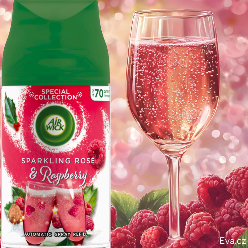 AIR WICK FreshMatic náplň Růžový sekt a maliny 250 ml