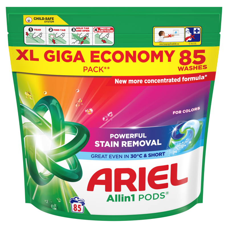 ARIEL All in 1 gelové kapsle 85 ks Color