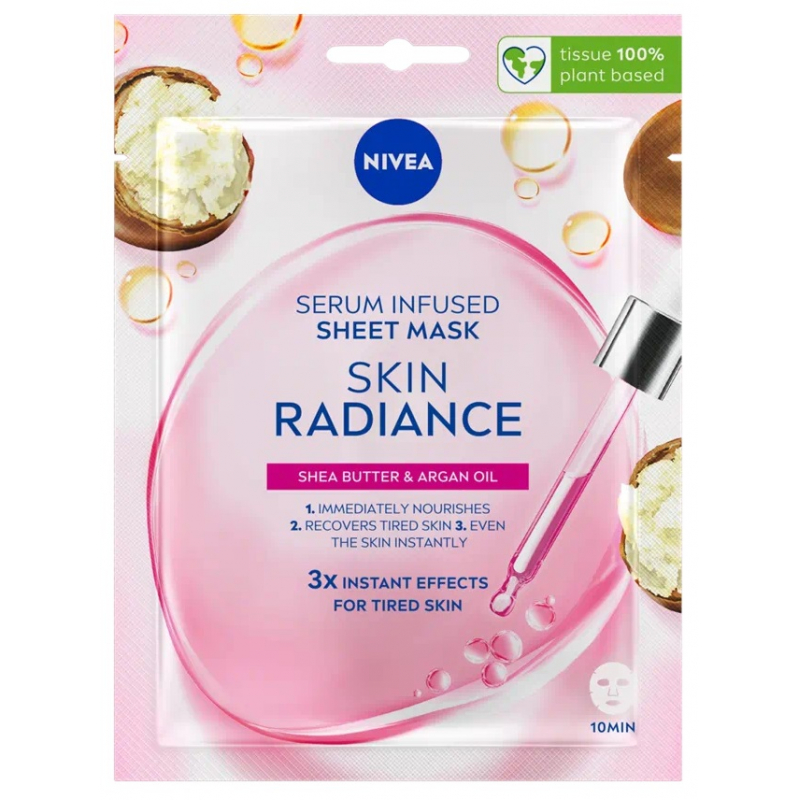 Maska NIVEA Skin Radiance rozjas�uj�c� textiln� 1 ks