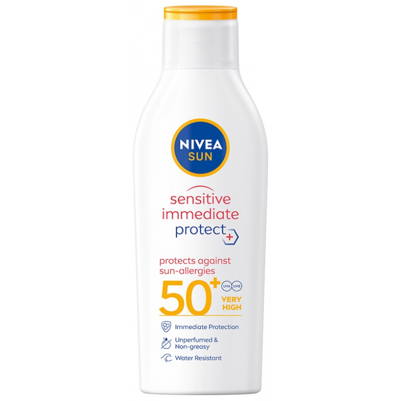 NIVEA SUN mléko Sensitive OF50+ 200 ml