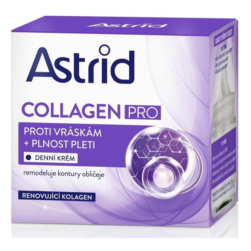 Krém ASTRID Collagen PRO denní proti vráskám 50 ml