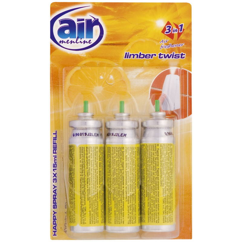 Osvěžovač AIR spray Limber náhradní náplň 3x15 ml