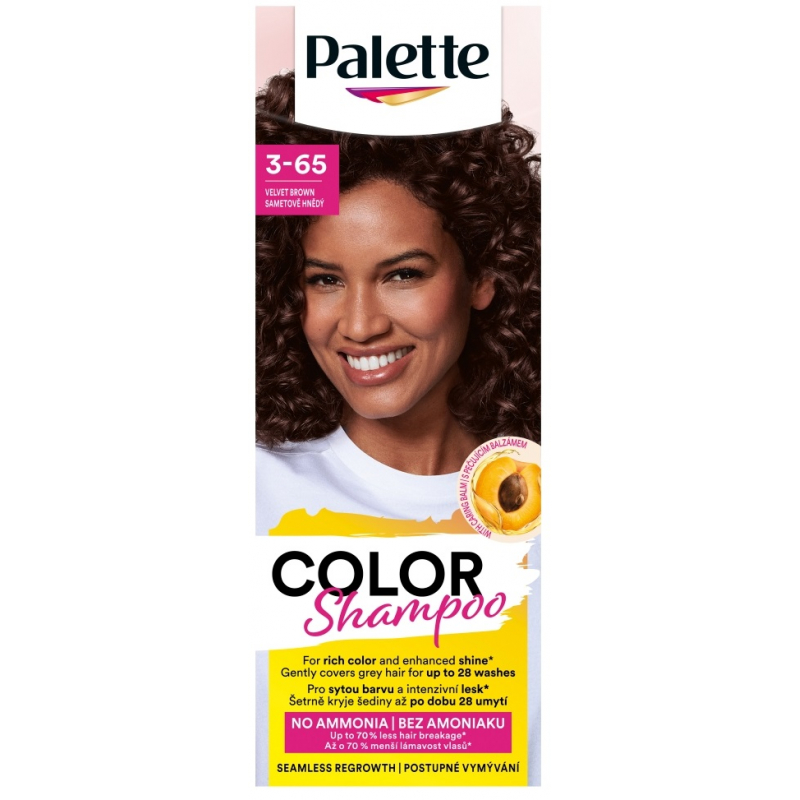 Barva PALETTE Color Shampoo 3-65 sametově hnědý