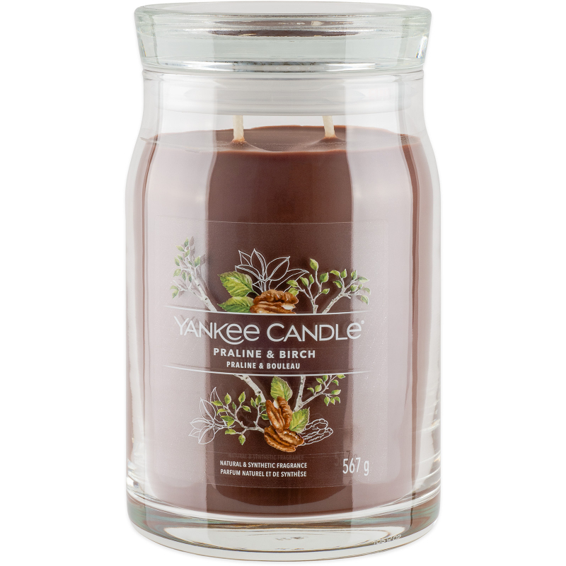 Svíčka YANKEE CANDLE Praline & Birch 567 g, 2 knoty