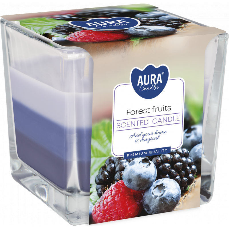 Dekorativní svíčka vonná Coloured Forest Fruits 170 g