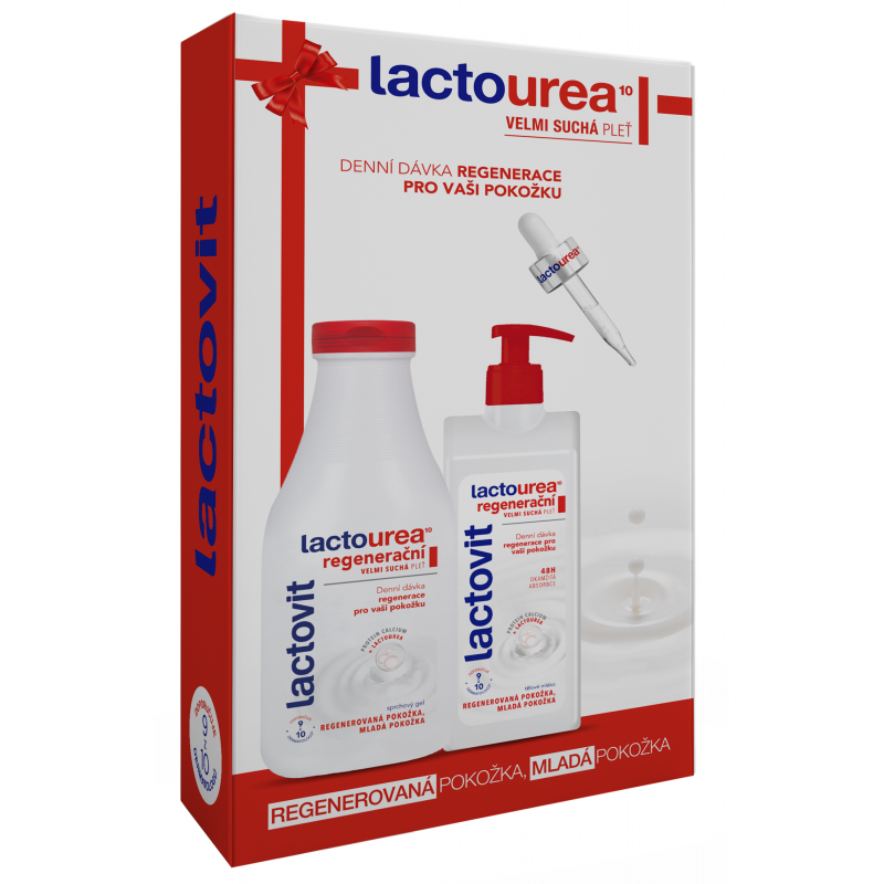 Kazeta LACTOVIT Lactourea (sg 500 ml + tělové mléko 400 ml)