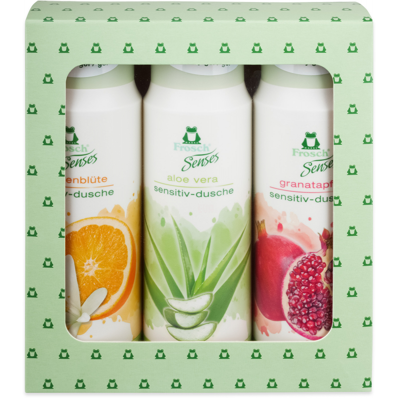Kazeta FROSCH sprchové gely 3 x 300 ml