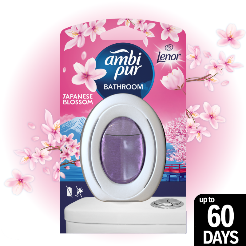 Ambi Pur osvěžovač do koupelny Japanese Blossom 8 ml