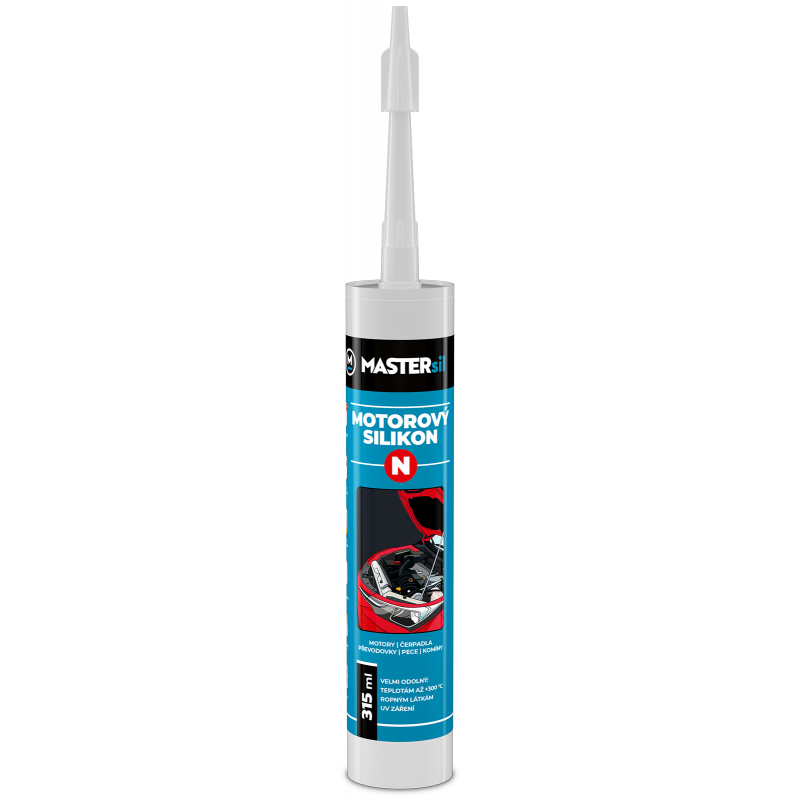 315ml motorový silikon N červený Mastersil