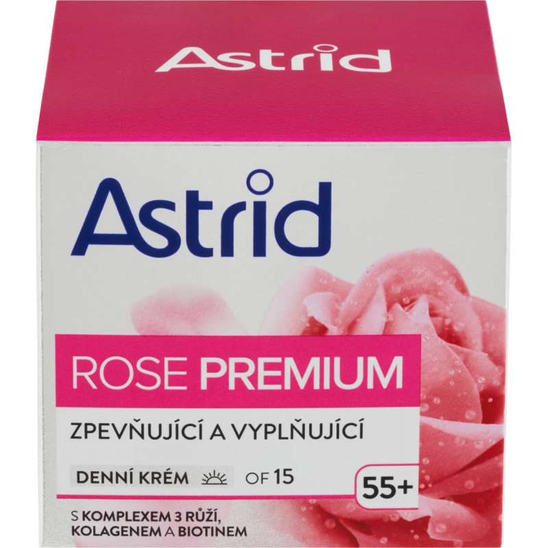 Kr�m ASTRID Rose Premium OF15 55+ denn� 50 ml