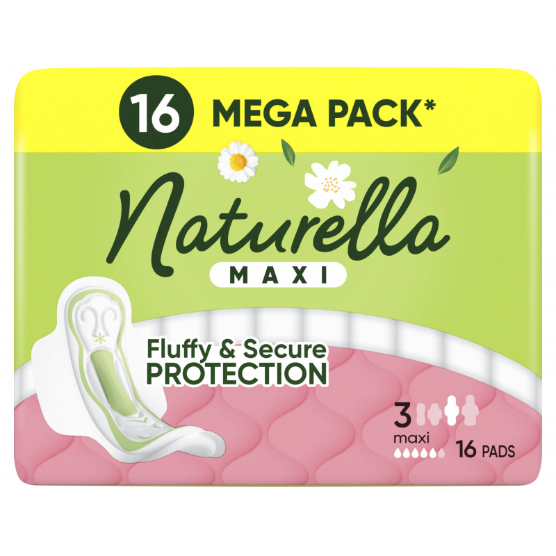 Vlo�ky Naturella Classic Maxi 16 ks