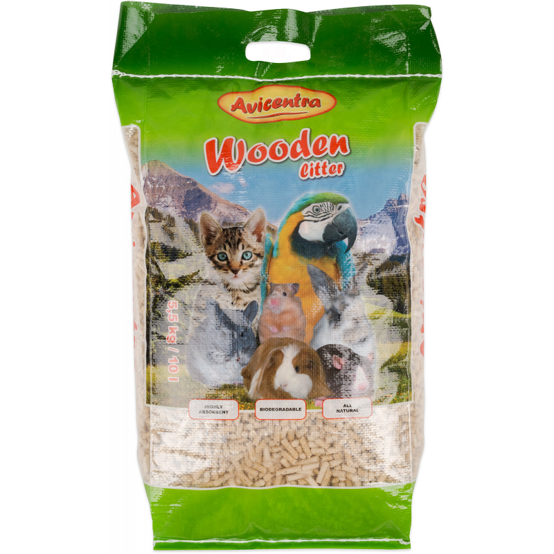 Podest�lka AVICENTRA peletky d�ev�n� 10 l