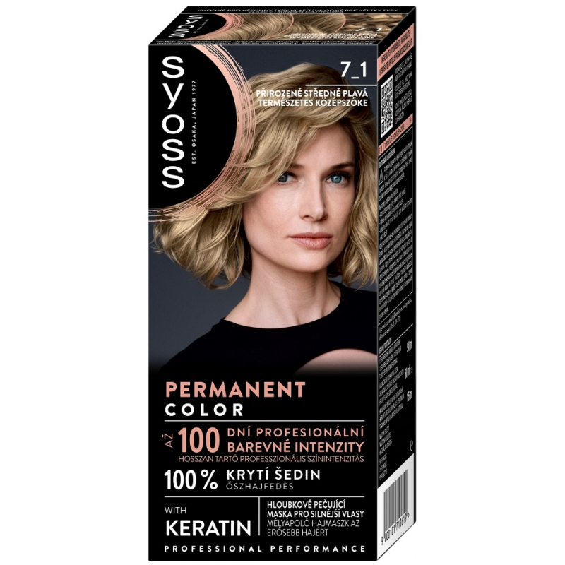 Barva SYOSS 7-1 přírozeně středně plavá