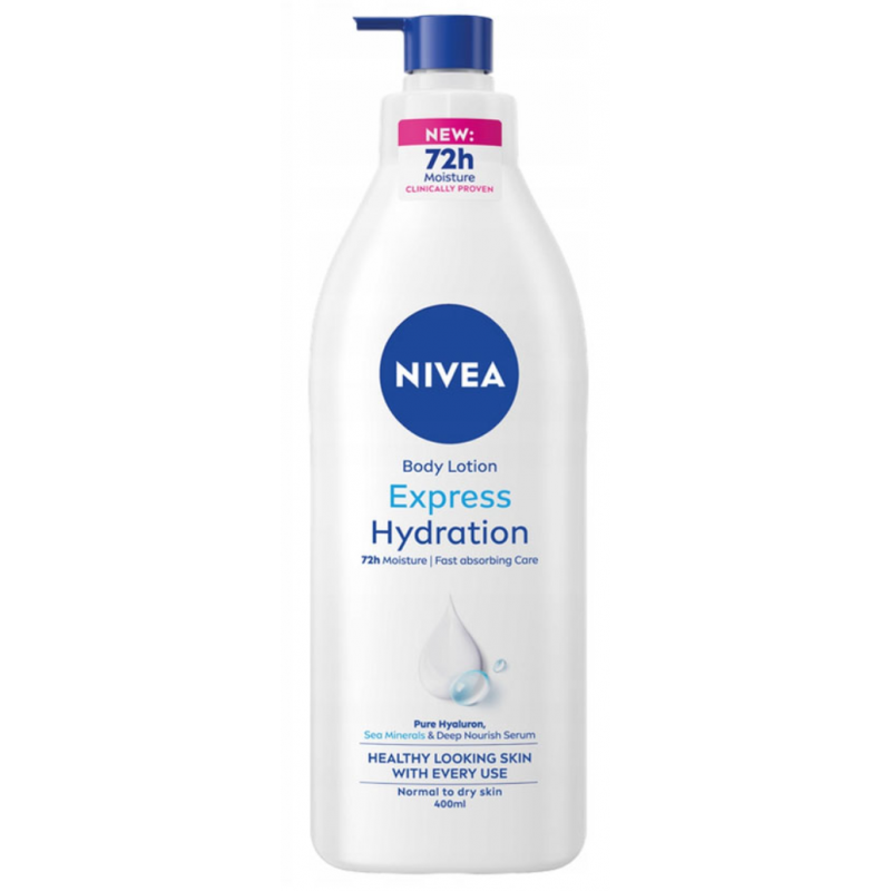 NIVEA mléko tělové Express s pumpičkou 400 ml