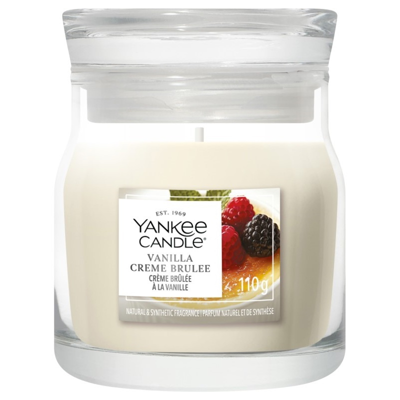 Svíčka YANKEE CANDLE Vanilla Creme Brulee 110 g