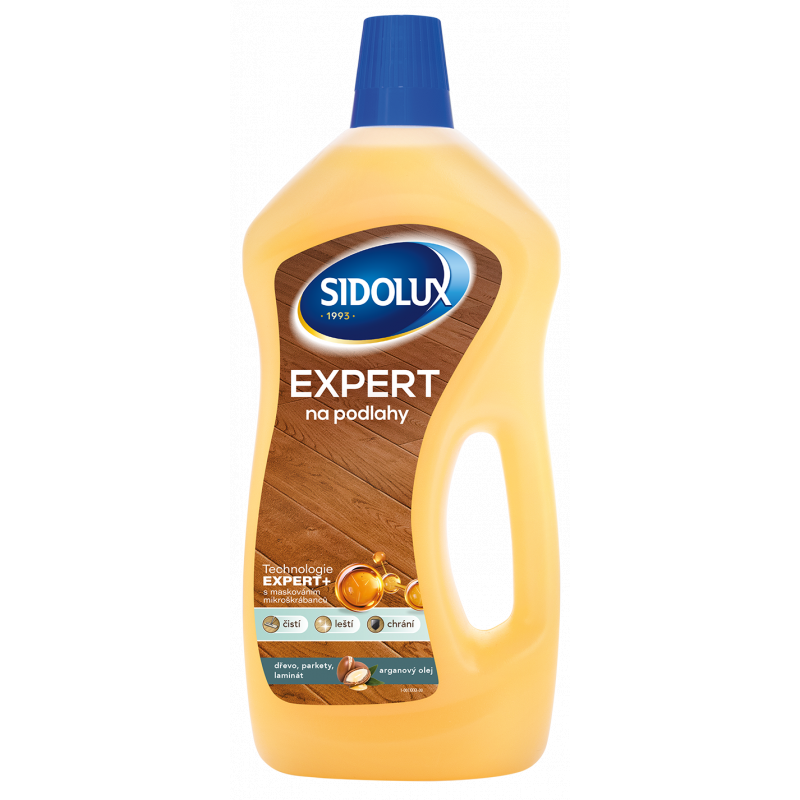 SIDOLUX EXPERT na dřevo, parkety, laminát - arganový olej 750 ml