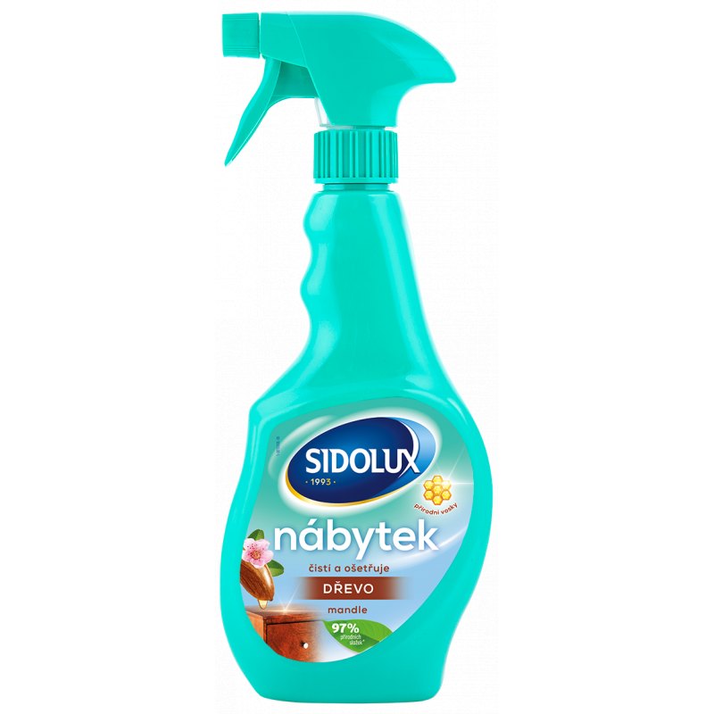 SIDOLUX rozpra�ova� na d�evo, v�n� mandle 400 ml