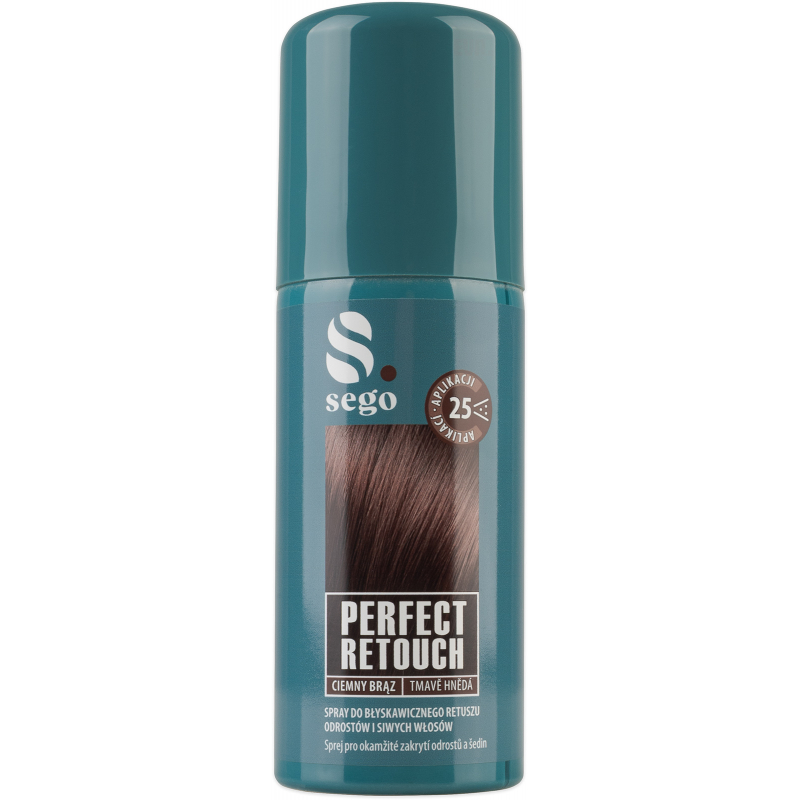 Sprej na odrosty Sego tmavě hnědý 75 ml