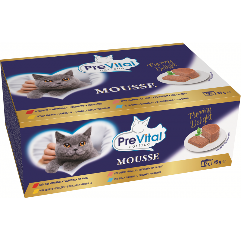 PREVITAL kočka konzerva - mix 12x 85 g