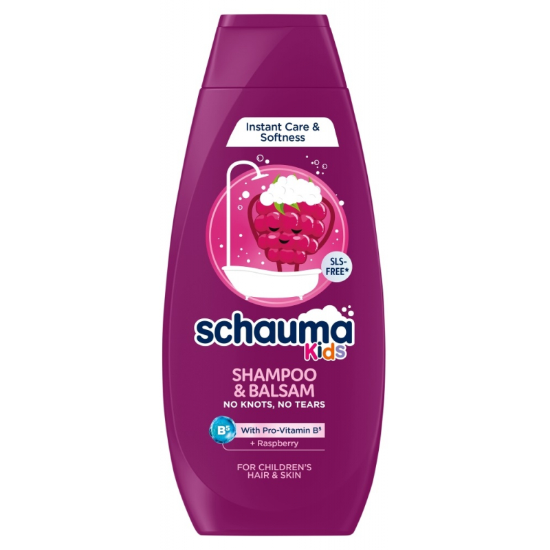 �ampon & balz�m SCHAUMA Kids Raspberry 400 ml