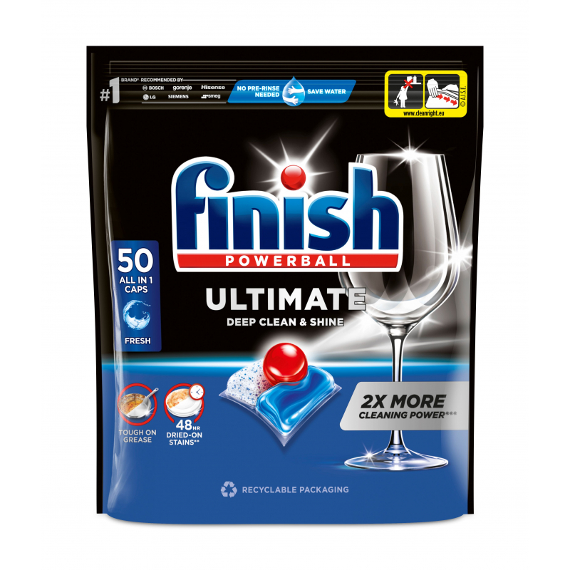 FINISH Ultimate Deep Clean & Shine tablety 50 ks