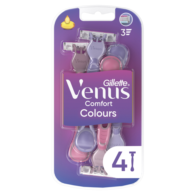 GILLETTE Venus Comfort Colours holítka 4 ks