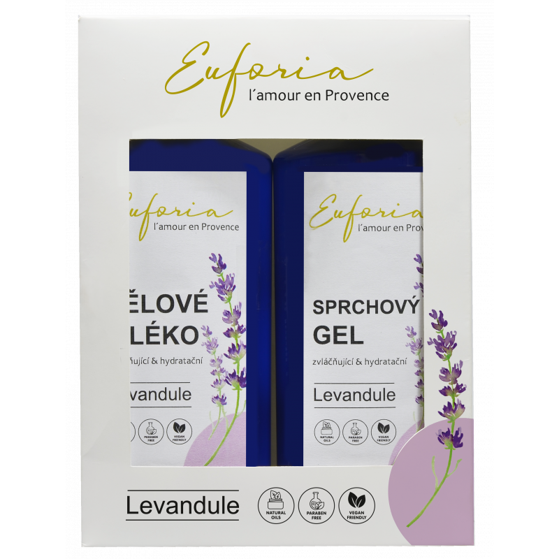 Kazeta Euforia Levadnule /SPG 300 ml + těl.mléko 300 ml/