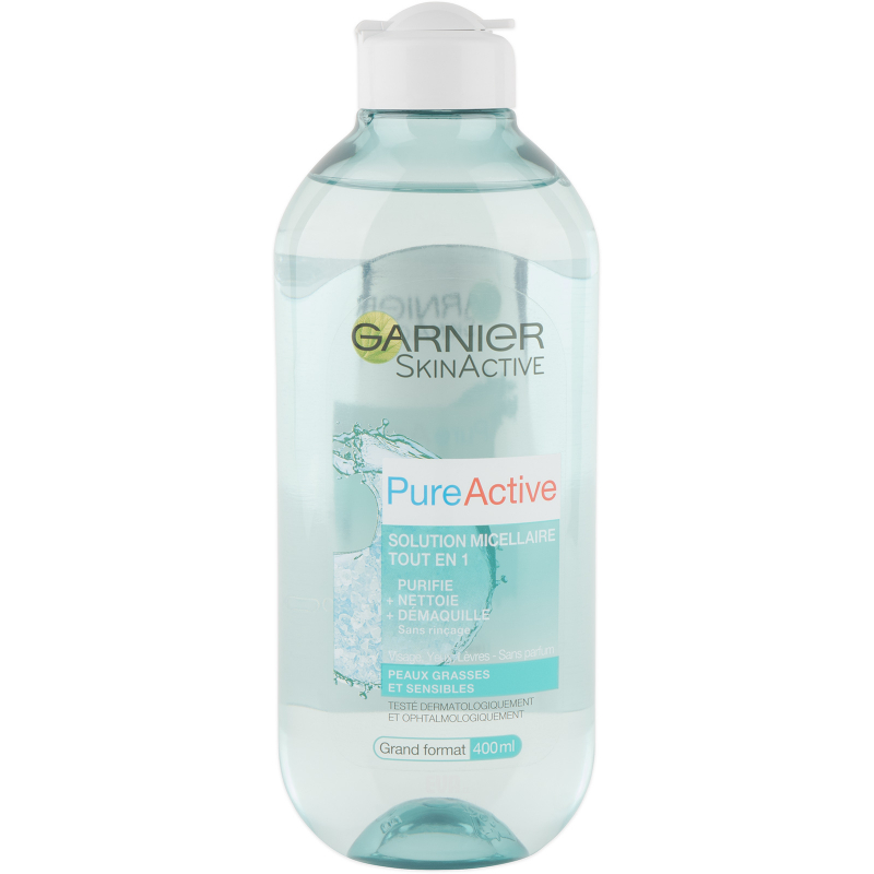 GARNIER Pure Active micelární voda pro smíšenou až mastnou pleť 400 ml