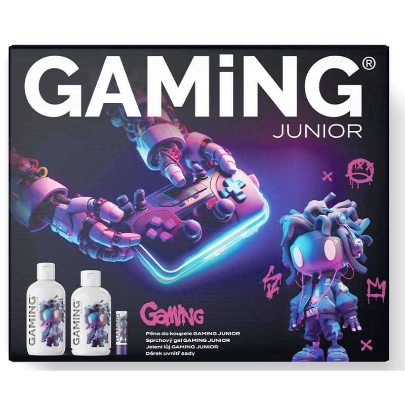 Kazeta Gaming Junior /SPG+pěna do koupele+jelení lůj/