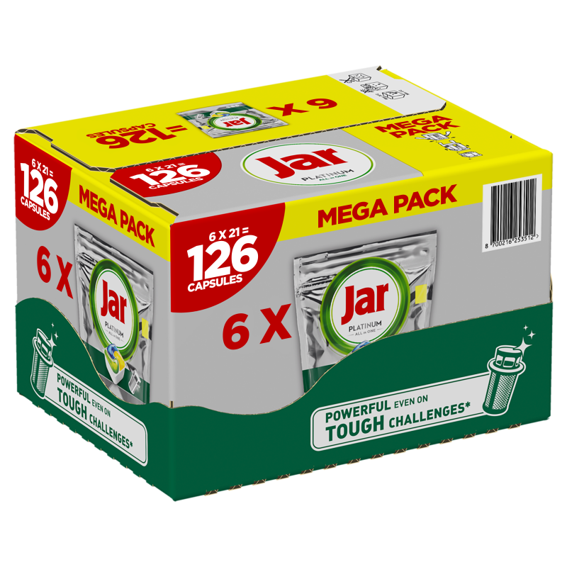JAR Platinum tablety Mega Pack 126 ks (6x21)