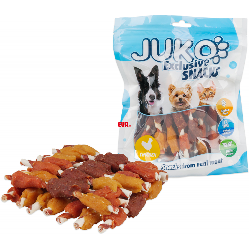 JUKO Chicken & Duck Liver Wrap Rawhide 250 g