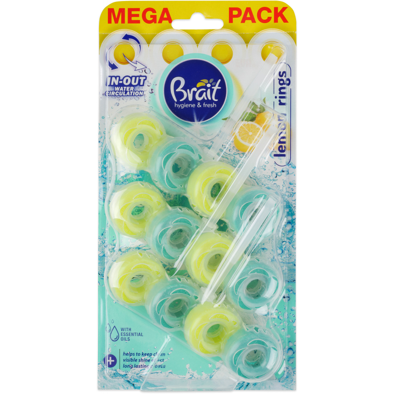 WC BRAIT kroužky Lemon 3x 40 g