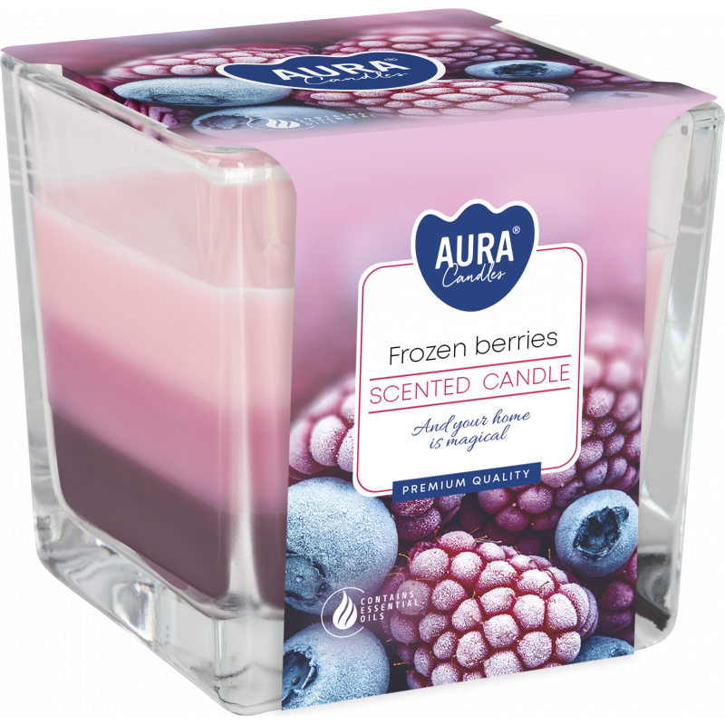 Dekorativní svíčka vonná Coloured Frozen Berries 170 g