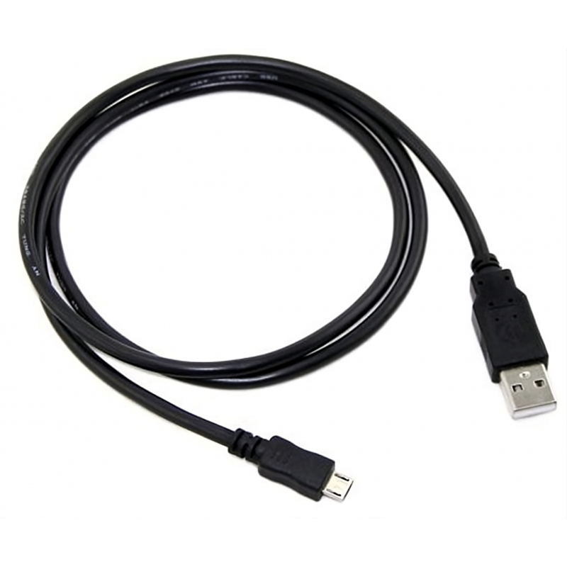 Kabel C-TECH USB 2.0 AM/Micro, 0,5m, černý