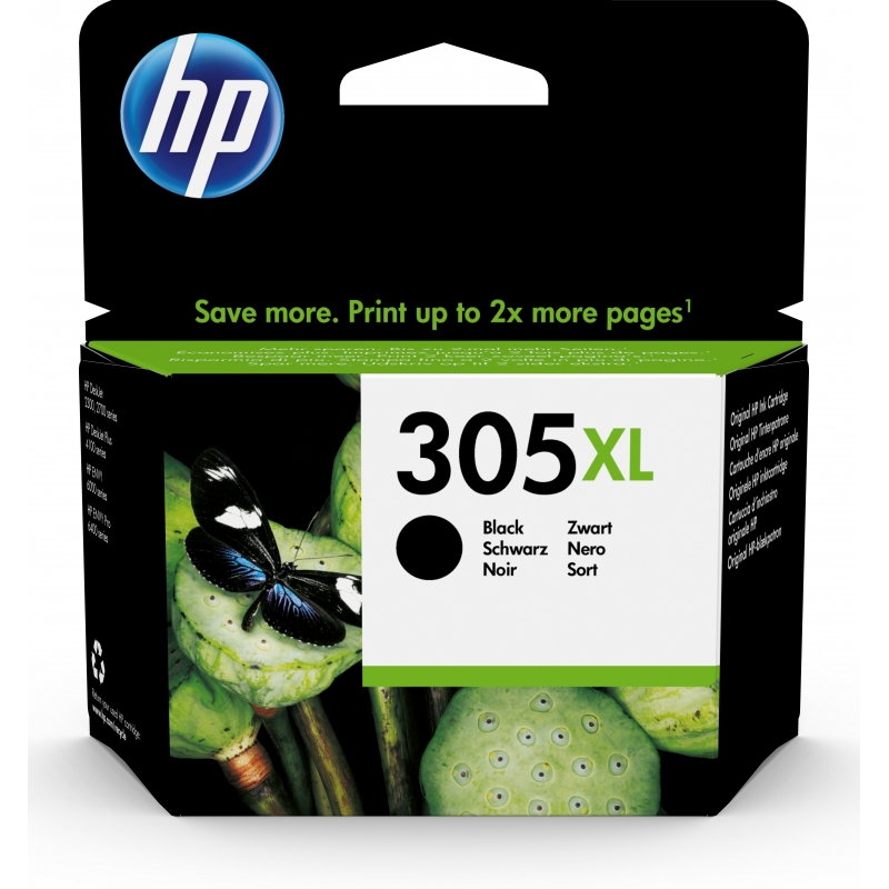 Cartridge HP 305XL �erna inkoustov�  kazeta, 3YM62AE