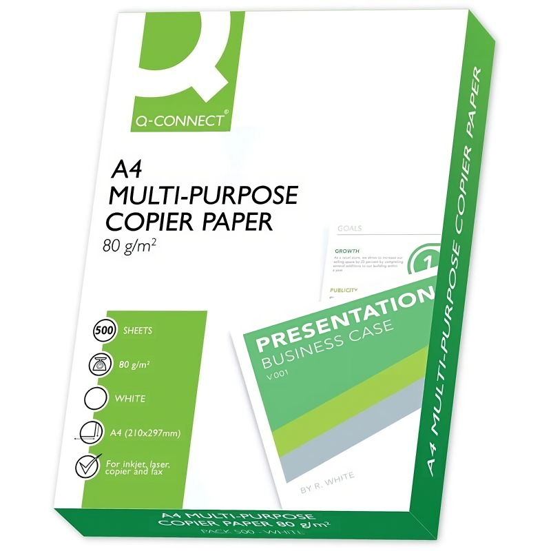 Papír Q-Connect A4 - 80 g/m2, CIE 146, 500 listů