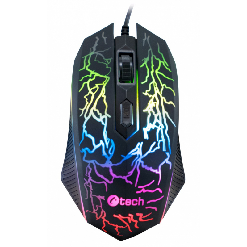 Myš C-TECH Tychon (GM-03P), casual gaming, 7 barev podsvícení