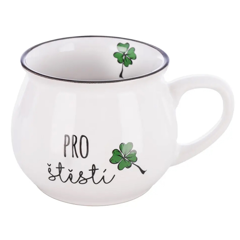 Hrnek porcelánový Pro štěstí 0,3l