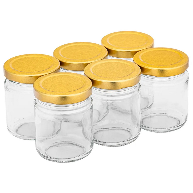 6x sklenice zava�ovac� �roubovac� 135ml s v��kem 53