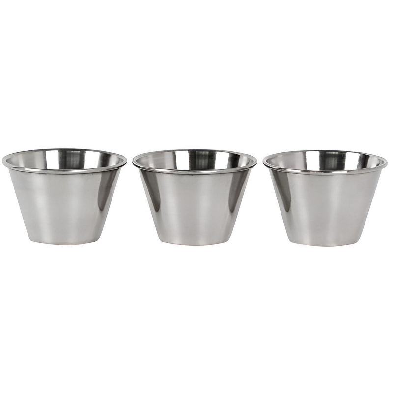 3x miska nerez na om��ky kulat� pr. 7 cm