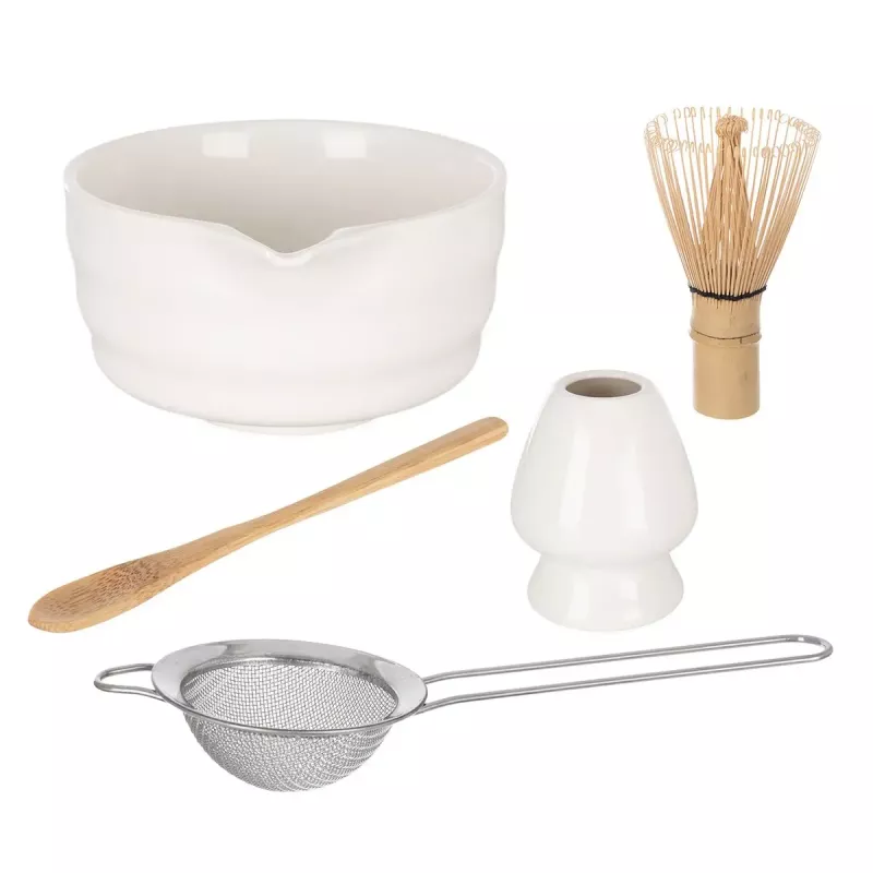 Matcha tea set Orion porcelán/bambus