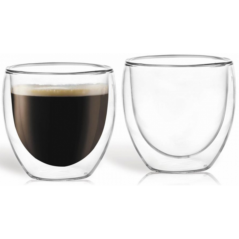 Skleni�ky Florina Malachit Espresso 100 ml, 2 kusy