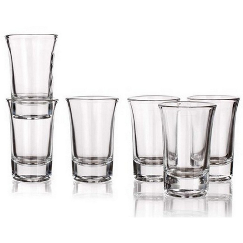 6x panák Banquet Torino čirý 40 ml