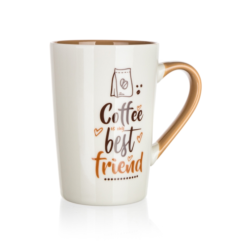 Hrnek keramický Banquet COFFE BEST FRIEND 450 ml