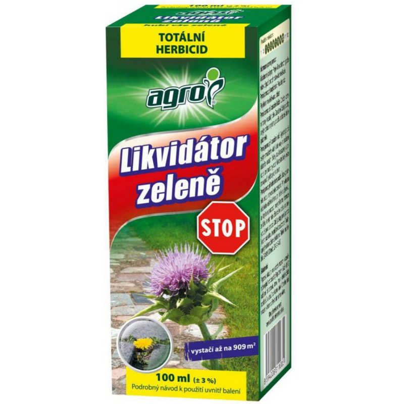 Likvidátor zeleně AGRO STOP 100 ml