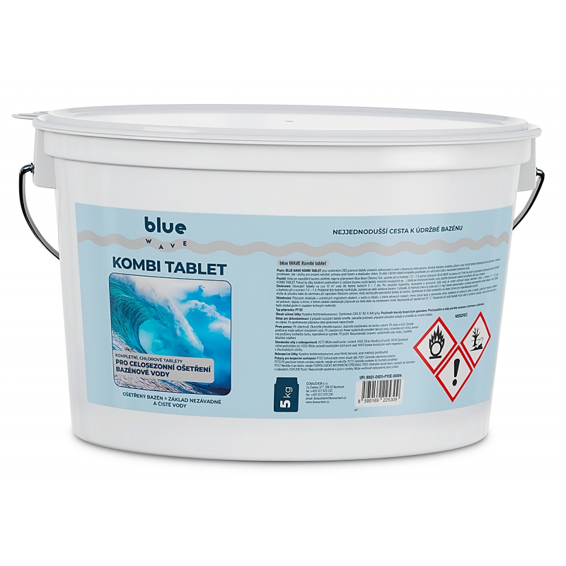 5 kg 4v1 chlor multitablety 25 ks x 200g, Blue Wave