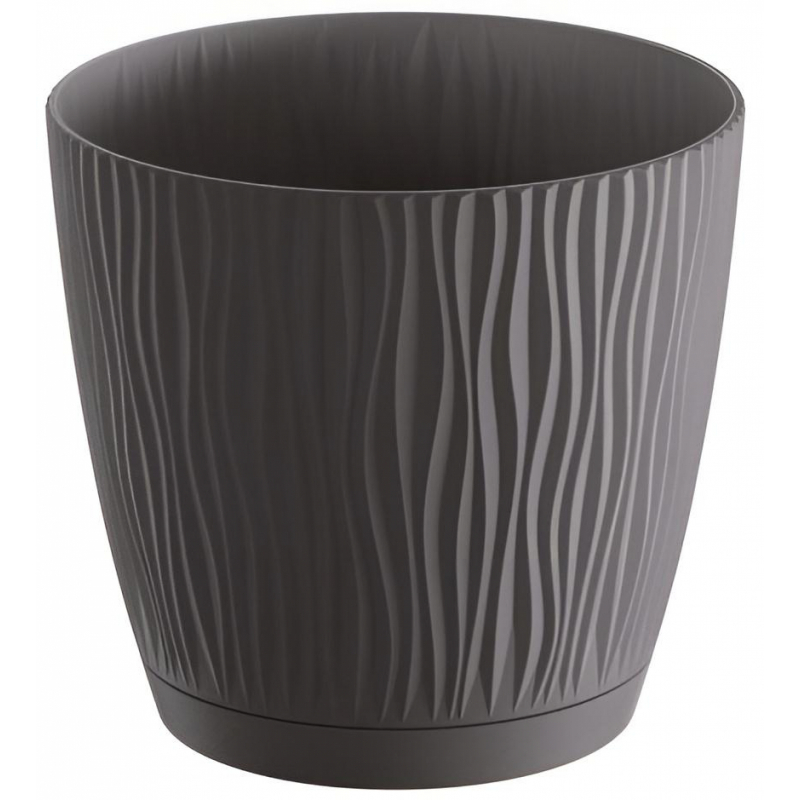 Květináč Sandy P 23,9 cm antracit