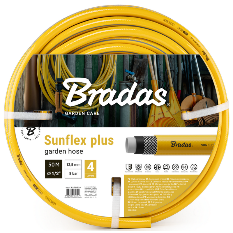 Hadice zahradn� 1/2" 50m Bradas Sunflex plus