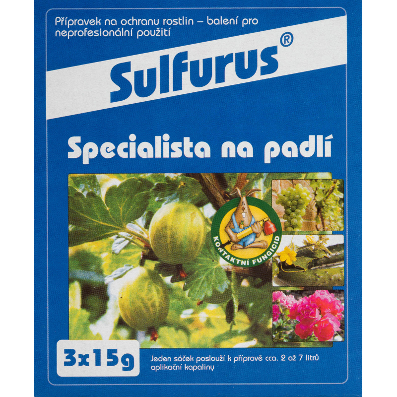 Sulfurus proti padlí 3x15 g