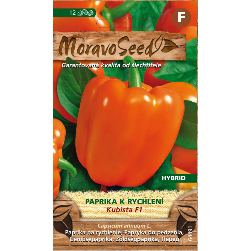 Paprika zeleninová KUBISTA F1/rych-or, osivo